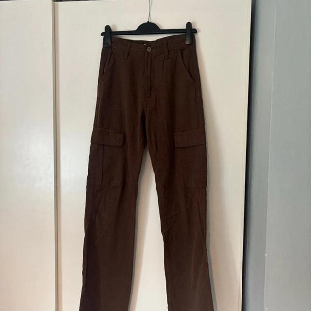 Stradivarius Women's Trousers - Brown - UK 8 on Productcaster.