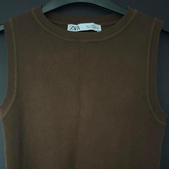 Zara Women's Vest - Brown - M on Productcaster.