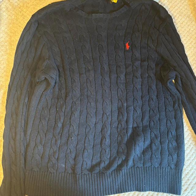 Polo Ralph Lauren Men's Jumper - Navy - L on Productcaster.