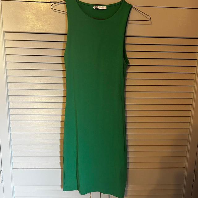 Zara Women's Dress - Green - S on Productcaster.