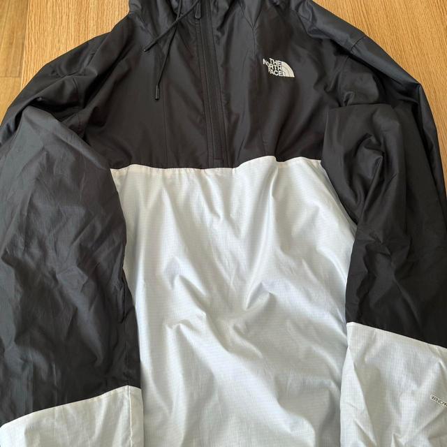 The North Face Men's Windbreaker Jacket - Black/White - S on Productcaster.