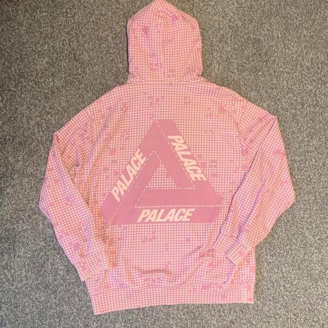 Palace Men's Hoodie - Pink - L on Productcaster.