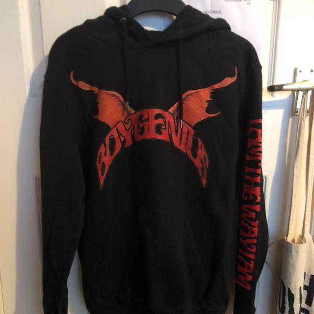 Women's Hoodie - Black/Red - L on Productcaster.