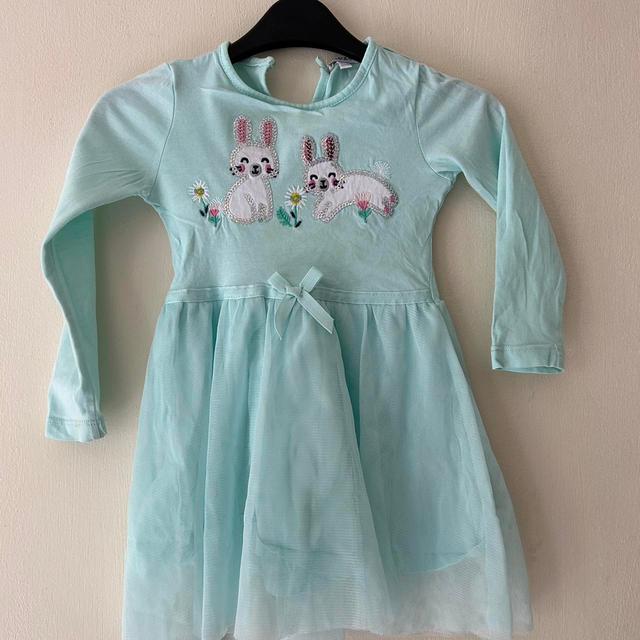 Bluezoo Kids' A-line Dress - Green on Productcaster.