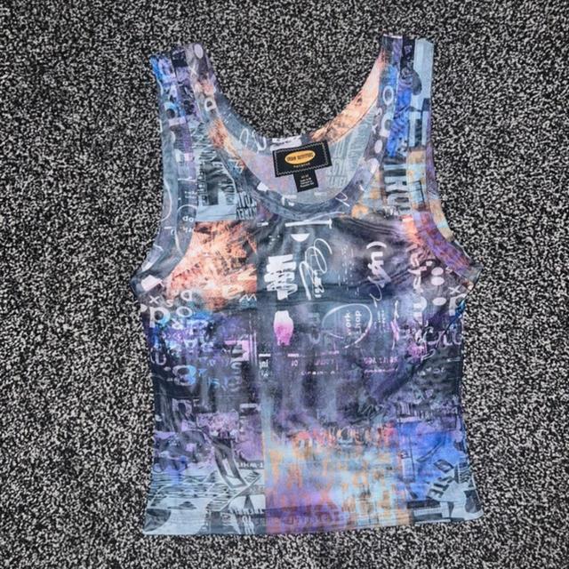 Urban Outfitters Women's Vest - Multi/Blue - M on Productcaster.