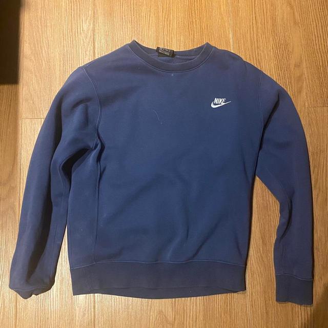 Nike Men's Sweatshirt - Navy - XS on Productcaster.