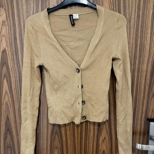 H&M Women's Cardigan - Tan - 8 on Productcaster.