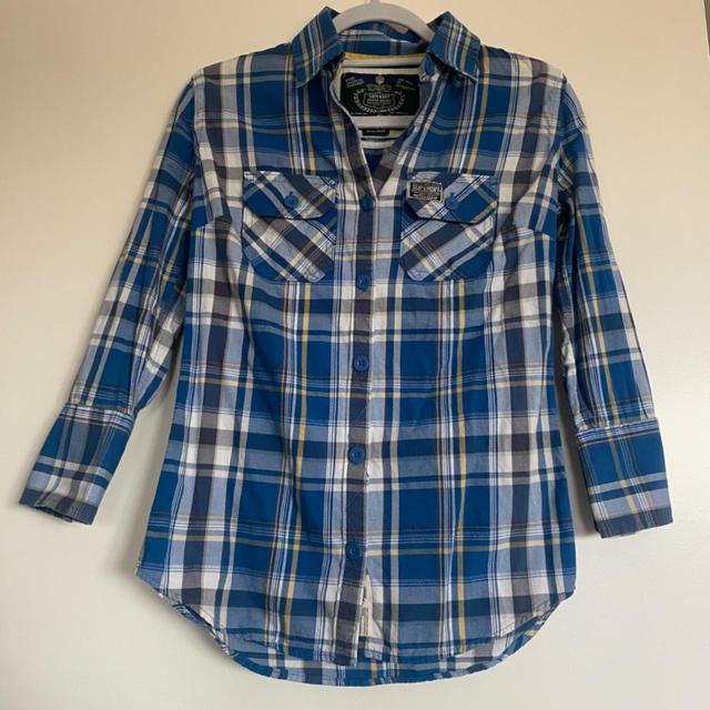 Superdry Women's Shirt - Blue - XS on Productcaster.