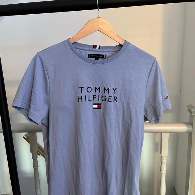 Tommy Hilfiger Men's T-shirt - Blue - S on Productcaster.