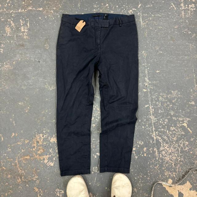 COS Men's Trousers - Navy/Black - S on Productcaster.