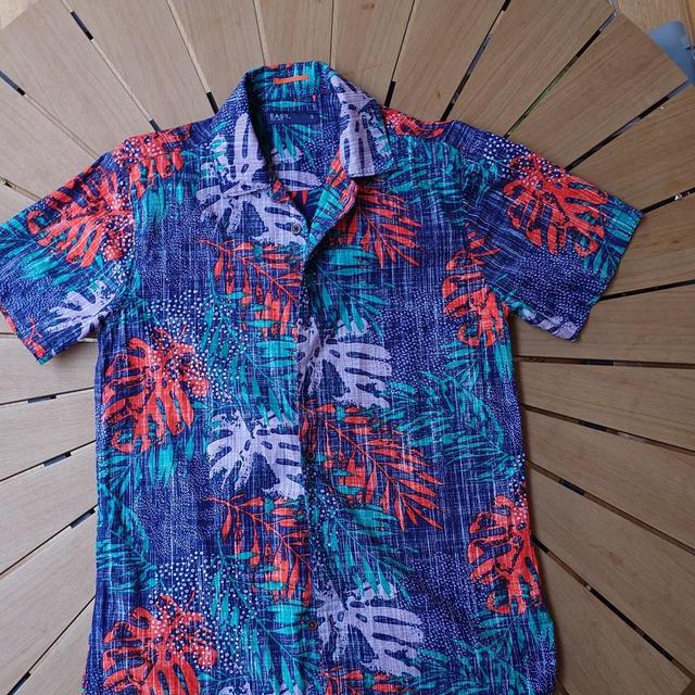 Men's Shirt - Blue/Multi - S on Productcaster.