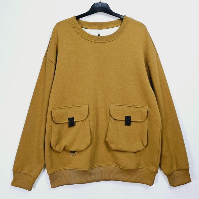 Men's Sweatshirt - Tan - XL on Productcaster.