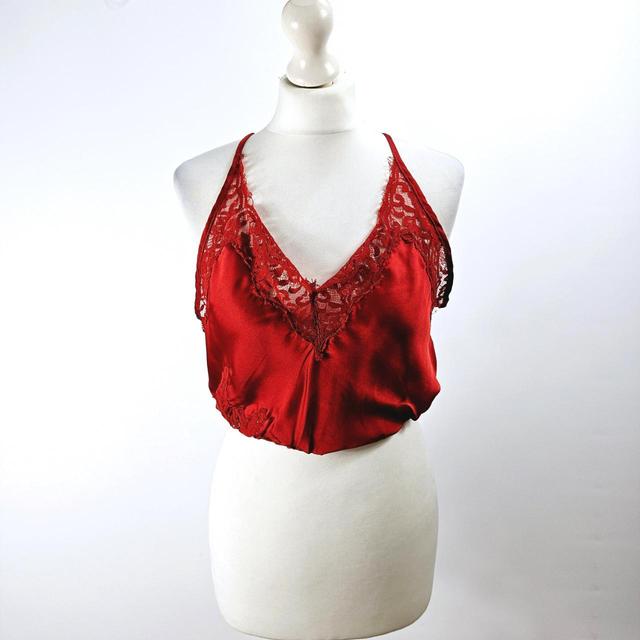 Free People Women's Crop top - Red - S on Productcaster.