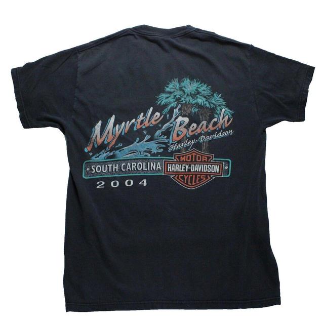 Vintage Men's T-shirt - Black - M on Productcaster.