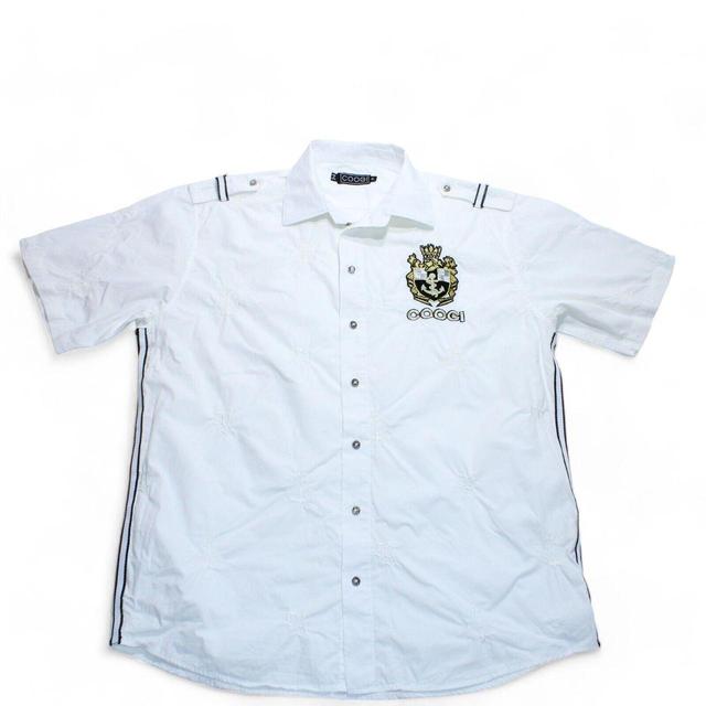 Coogi Men's Shirt - White - XL on Productcaster.