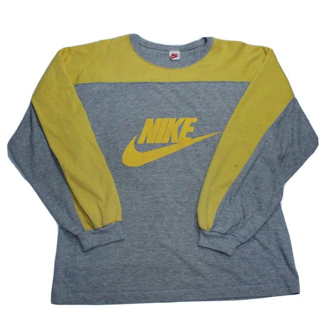 Nike Men's Sweatshirt - Grey - L on Productcaster.