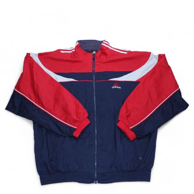 Adidas Men's Jacket - Red - L on Productcaster.