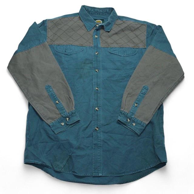 Cabela's Men's Shirt - Blue - XL on Productcaster.