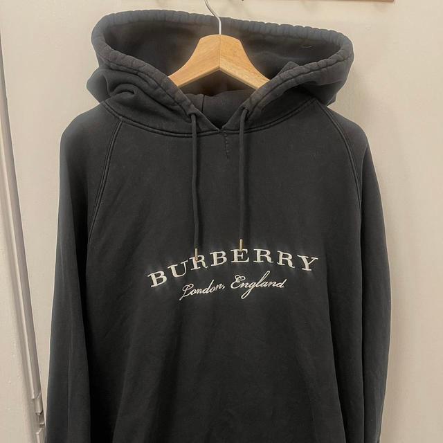 Burberry Men's Hoodie - Black - XL on Productcaster.