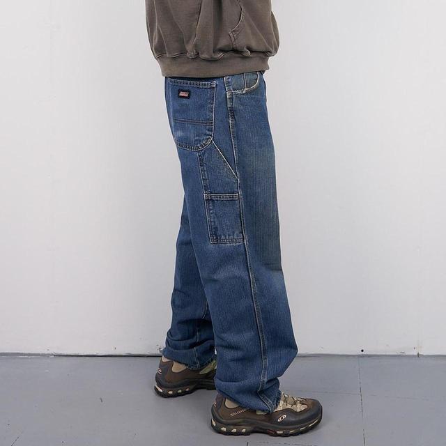 Dickies Men's Straight leg Jeans - Blue - 38" on Productcaster.