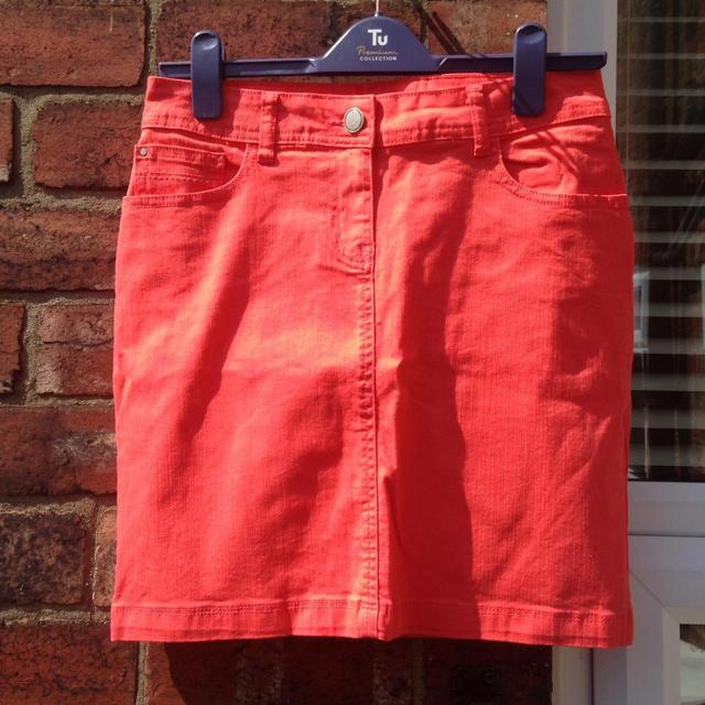 Women's Skirt - Orange/Pink - UK 10 on Productcaster.