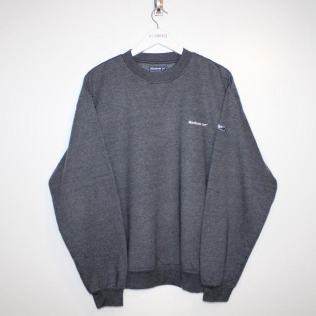 Reebok Men's Sweatshirt - Grey - M on Productcaster.