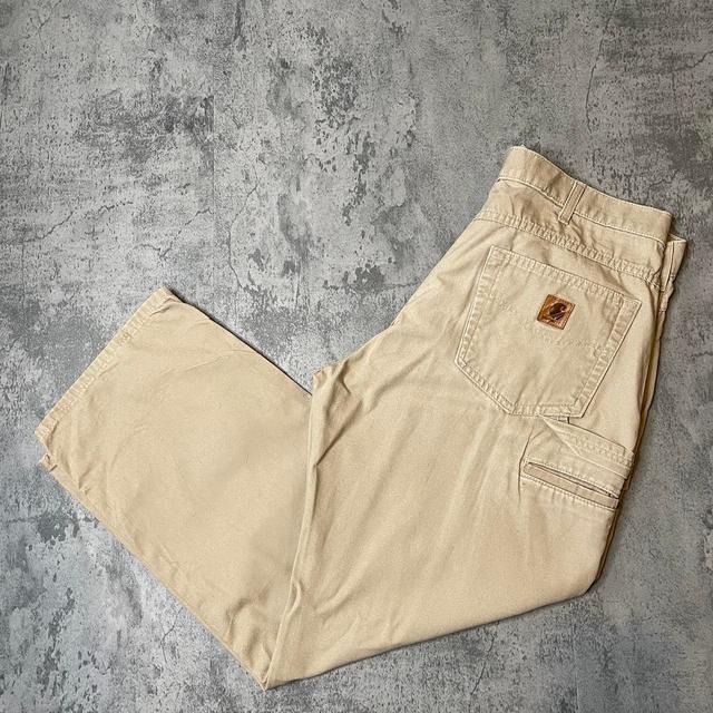 Carhartt Men's Jeans - Tan/Cream - 36" on Productcaster.