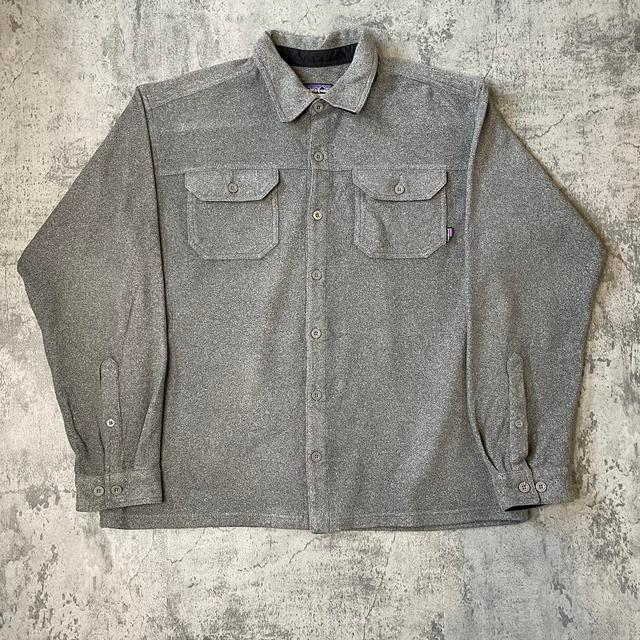 Patagonia Men's Shirt - Grey/Silver - L on Productcaster.