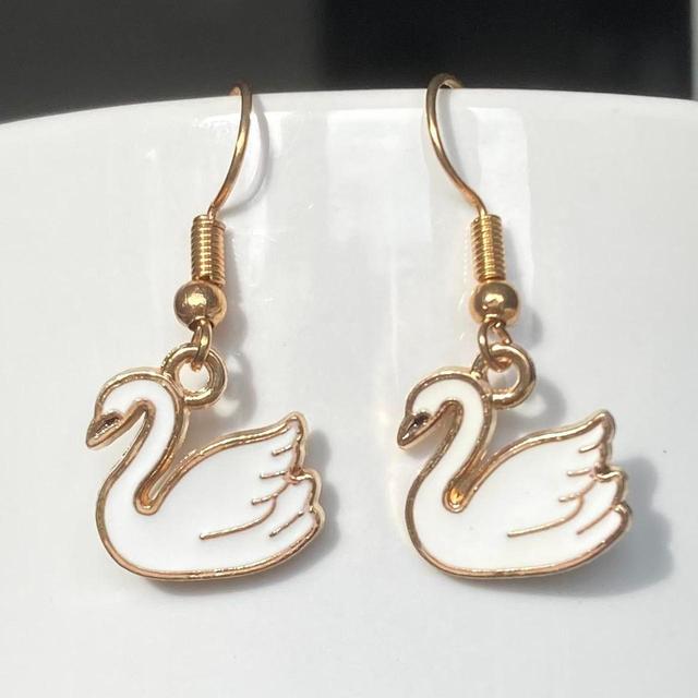 Handmade Women's Earrings - Gold on Productcaster.