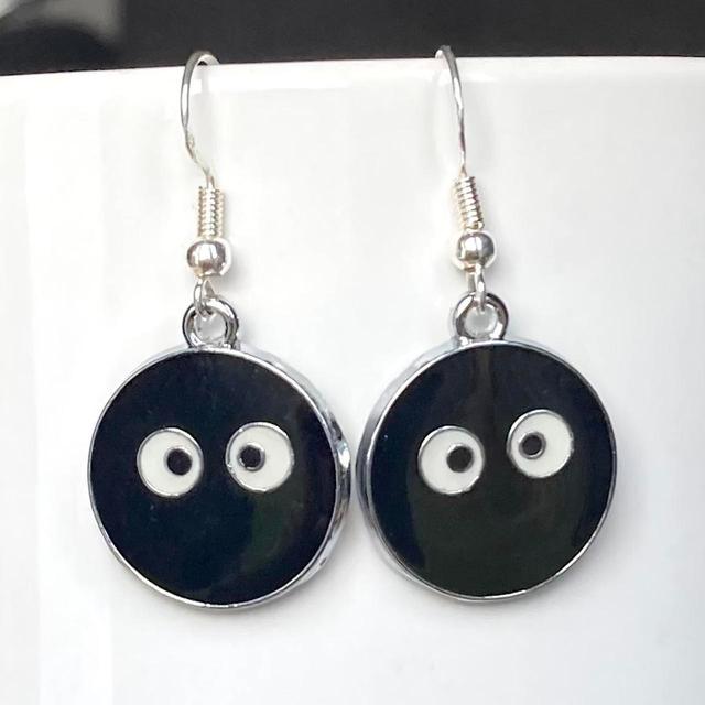 Handmade Women's Earrings - Black on Productcaster.