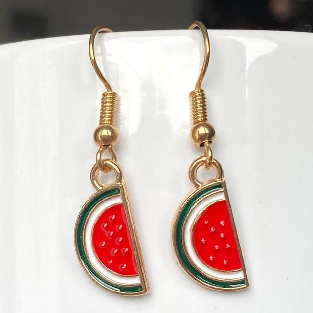 Handmade Women's Earrings - Red on Productcaster.