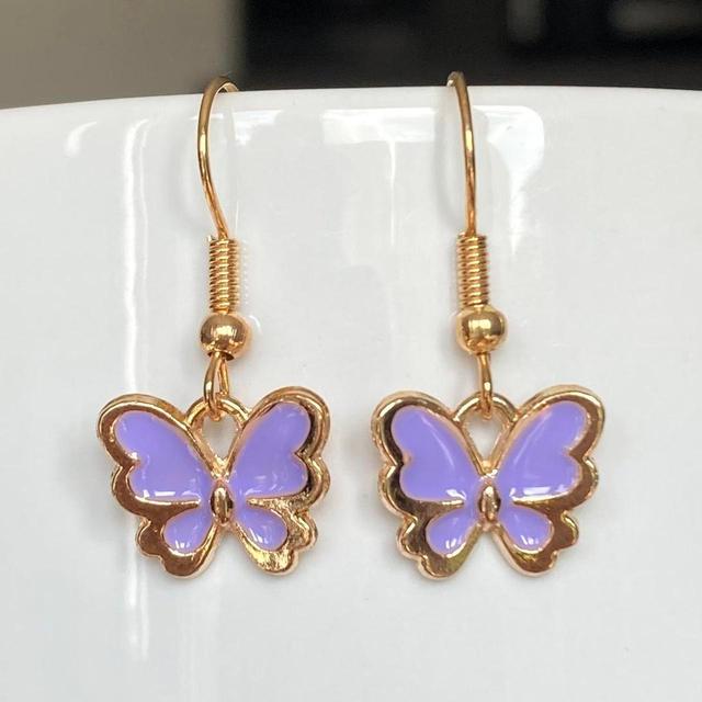 Handmade Women's Earrings - Gold on Productcaster.