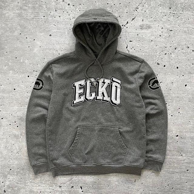 Ecko Unltd. Men's Hoodie - Grey - L on Productcaster.