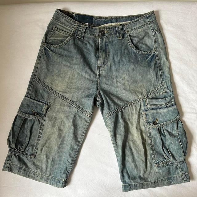 Vintage Men's Shorts - Blue - 32" on Productcaster.