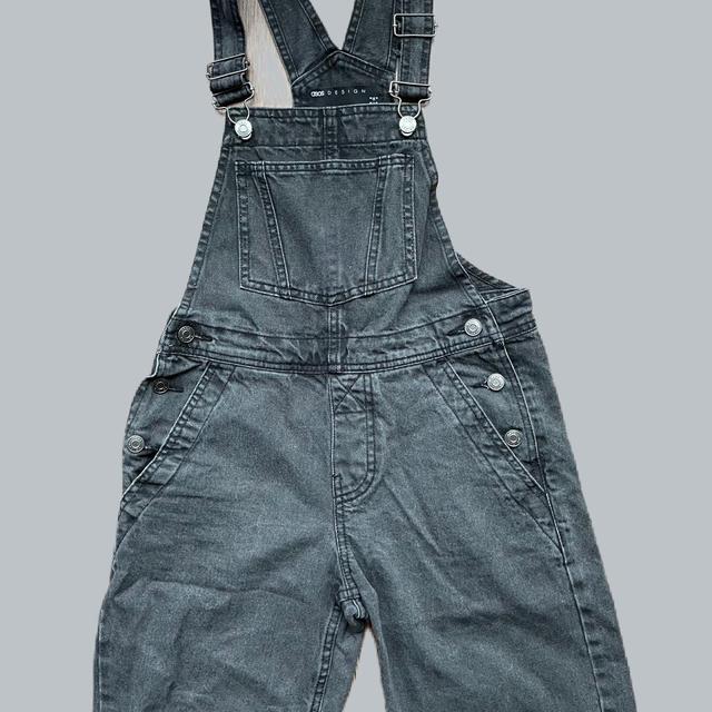 ASOS Design Women's Dungarees - Grey - UK 8 on Productcaster.