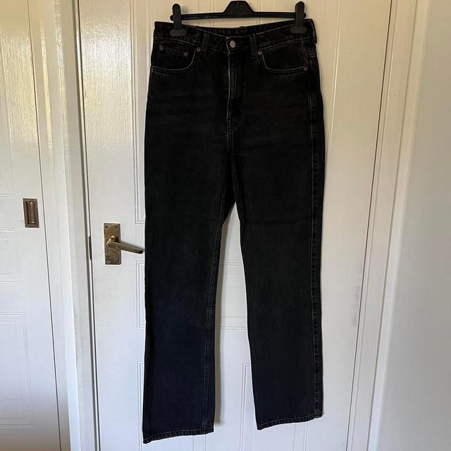 Weekday Women's High waisted Jeans - Black - 29" on Productcaster.