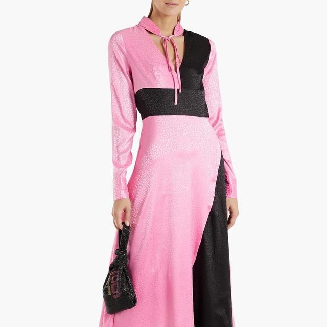 Olivia Rubin Women's Slip Dress - Pink/Black - 10 on Productcaster.