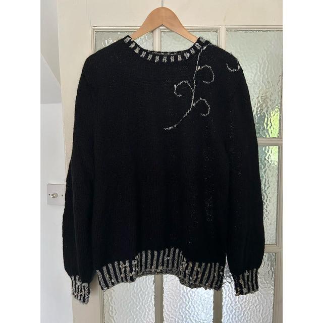 Women's Jumper - Black/Silver - 14 on Productcaster.