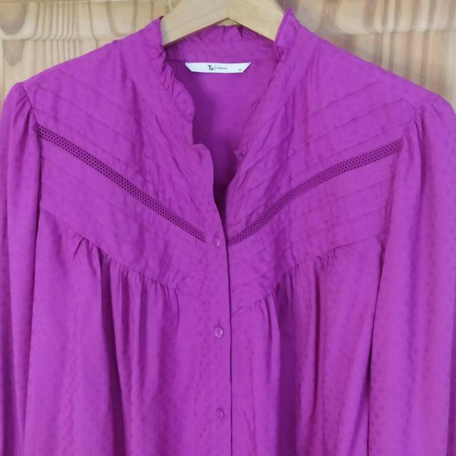 Sainsbury's TU Women's Blouse - Pink/Purple - 14 on Productcaster.