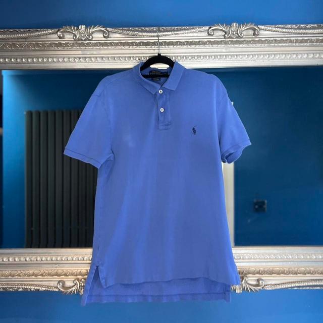 Ralph Lauren Men's Polo shirt - Blue - S on Productcaster.