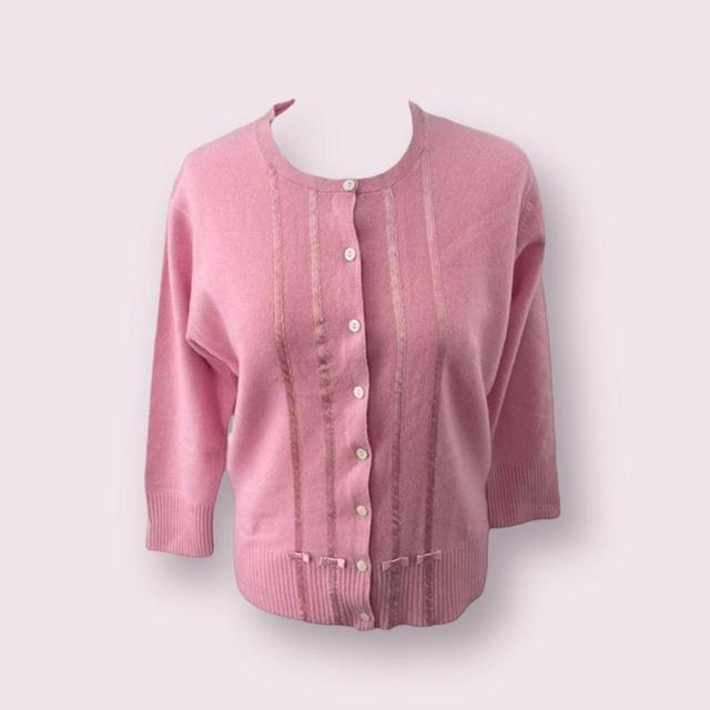 Gap Women's Cardigan - Pink - L on Productcaster.