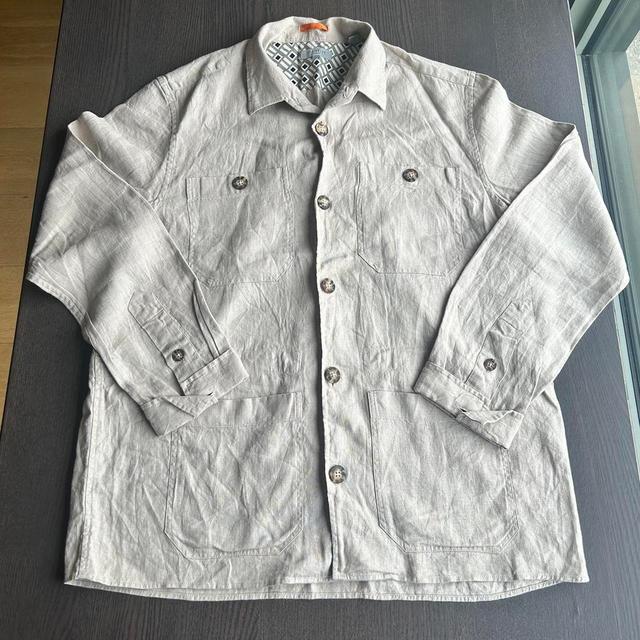 Ted Baker Men's Shirt - Cream - L on Productcaster.