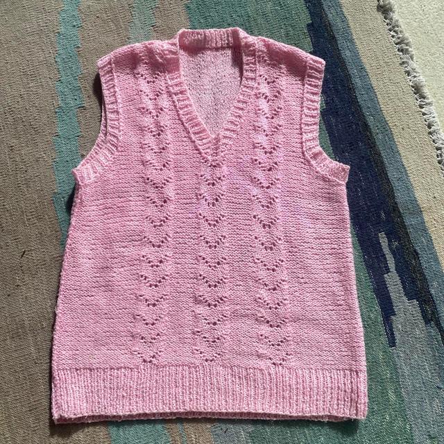 Vintage Women's Cardigan - Pink - S on Productcaster.