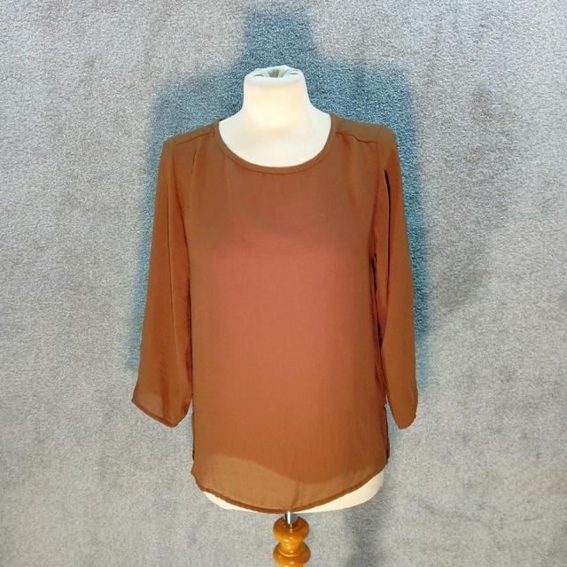 Zara Women's Blouse - Brown - XS on Productcaster.