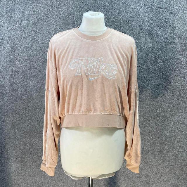 Nike Women's Sweatshirt - Tan - XS on Productcaster.