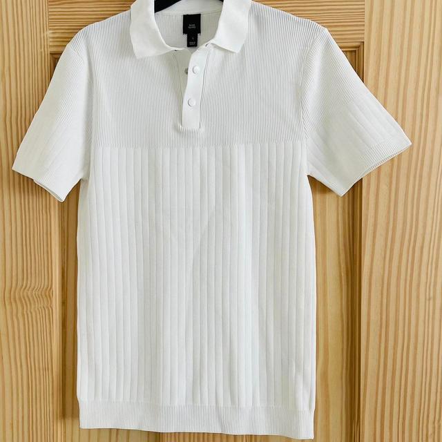 River Island Men's Polo shirt - White - S on Productcaster.