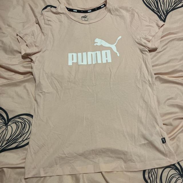 Puma Women's T-shirt - Pink/Orange - 10 on Productcaster.