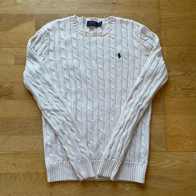 Polo Ralph Lauren Women's Jumper - Cream/White - S on Productcaster.