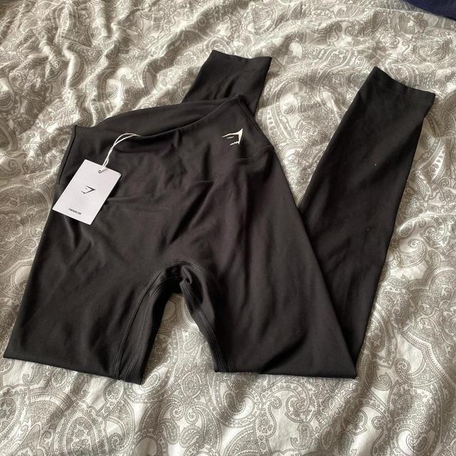 Gymshark Women's Leggings - Black/White - S on Productcaster.