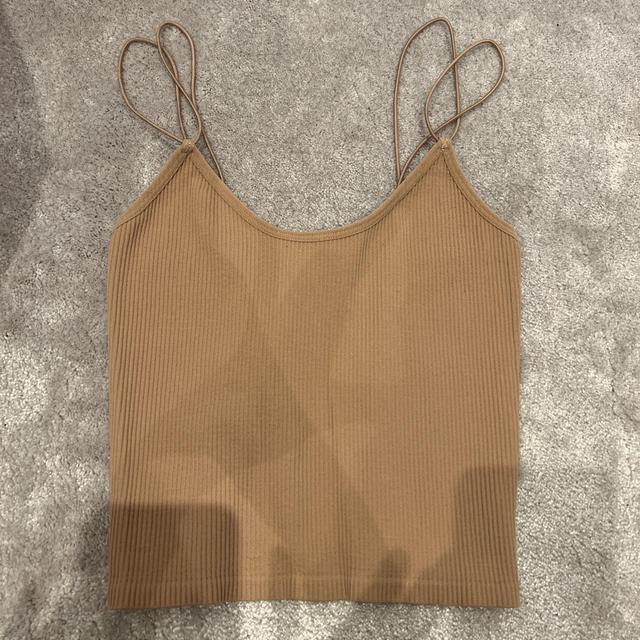 Zara Women's Crop top - Tan - XS on Productcaster.